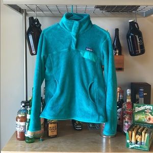 Patagonia Women’s Teal Snap-T Fleece Pullover